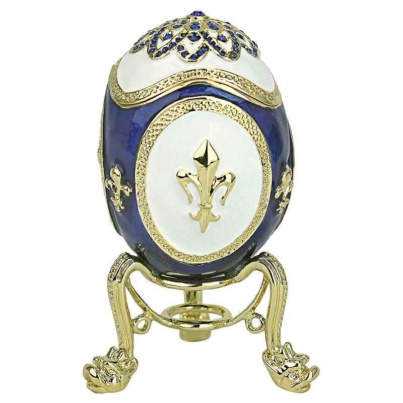 Darya Peterhof Palace Romanov-Style Collectible Enameled Egg