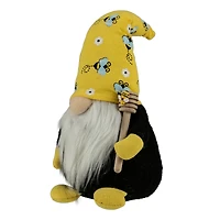 10" Bumblebee Daisy Springtime Gnome with Honey Dipper