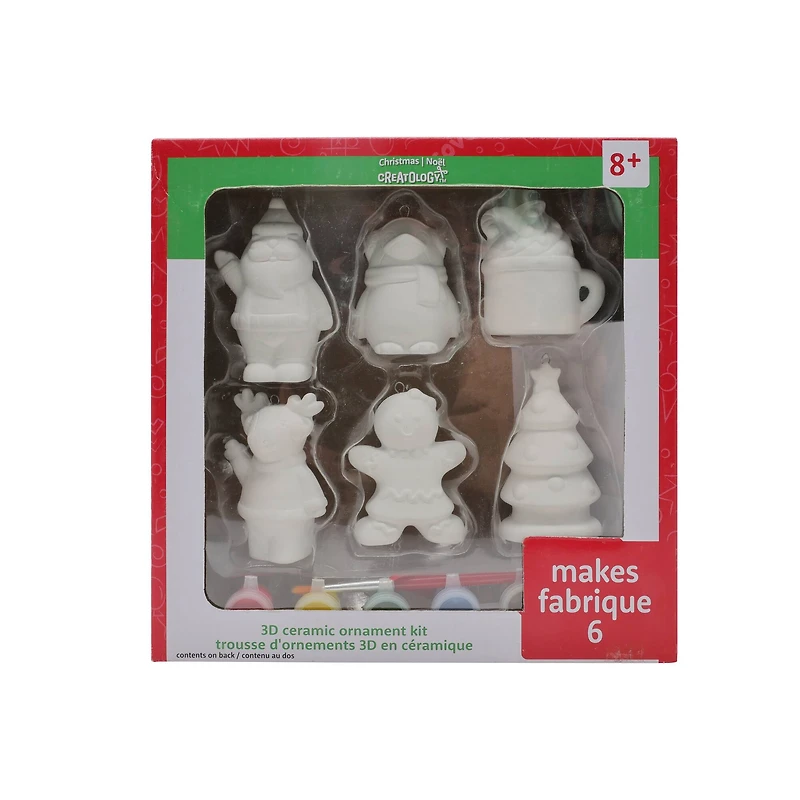 Traditional 3D Ceramic Ornament Kit by Creatology™
