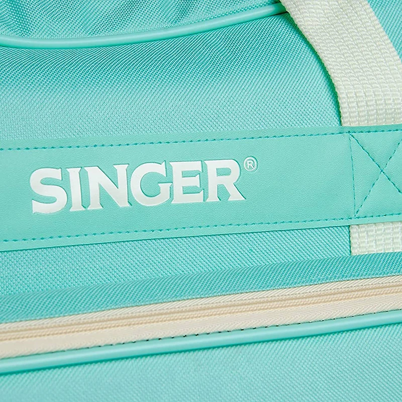 SINGER® Teal Universal Canvas Tote Bag