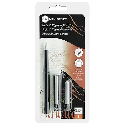 Manuscript 4B Italic Calligraphy Pen Set
