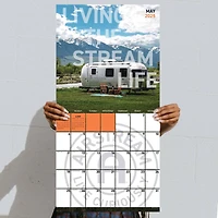 TF Publishing 2025 Airstream: Live Riveted Wall Calendar