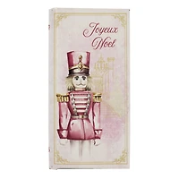 7.75" Joyeux Noel Nutcracker Tabletop Book Box by Ashland®