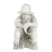 Design Toscano 17" Gone Fishing Fisherman Statue
