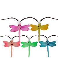 10ct. Multicolored LED Dragonfly Garden Patio String Lights