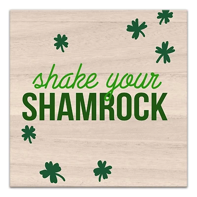 Shake Your Shamrock 16" x 16" Canvas Wall Art