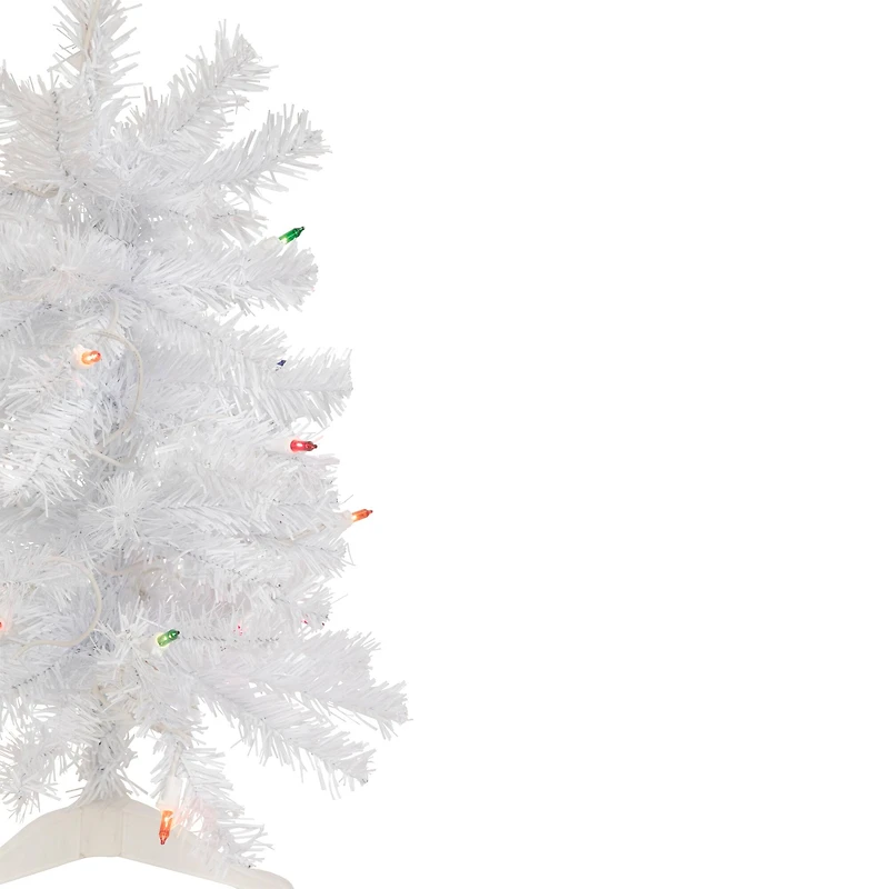 2ft. Pre-Lit Woodbury White Pine Artificial Christmas Tree