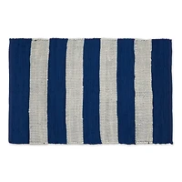 DII® Navy & White Stripe Rag Rug, 2ft. x 3ft.