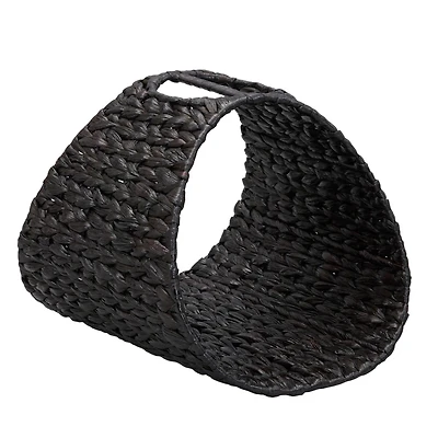 Household Essentials 15.5" Oval Hyacinth Magazine Rack