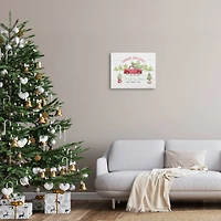Stupell Industries Farm Fresh Christmas Trees Seasonal Canvas Wall Art
