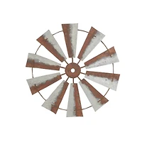 Brown Metal Farmhouse Wall Decoration