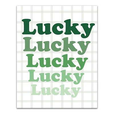 Lucky Stack Canvas Wall Art