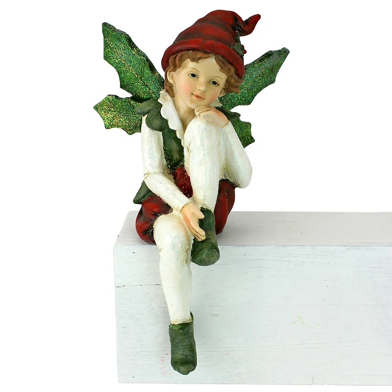 Design Toscano 8.5" Santa's Christmas Elves Shelf Sitter Emmanuel Statue