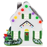 4.5" LED Nostalgic Ceramic Village House