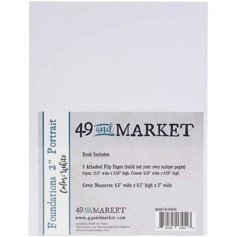49 And Market Foundations 2" Portrait Album 