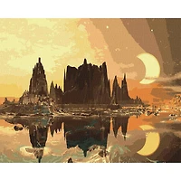 Ideyka Golden City Painting by Numbers Kit