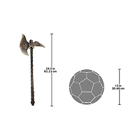 Design Toscano Violet-le-Duc Medieval Knight Cast Iron Display Battle Pick Axe