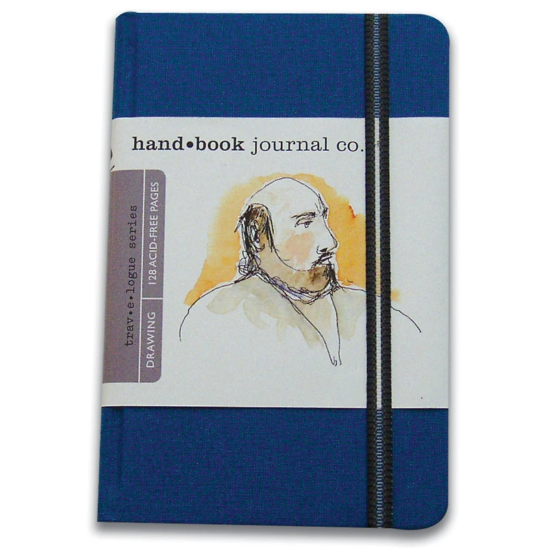 Global Art Travelogue Ultramarine Blue Drawing Journal