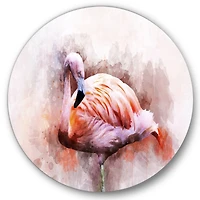 Designart - Portrait of Pink Flamingo III