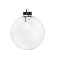 3.25" Clear DIY Plastic Disc Ornament by Make Market®