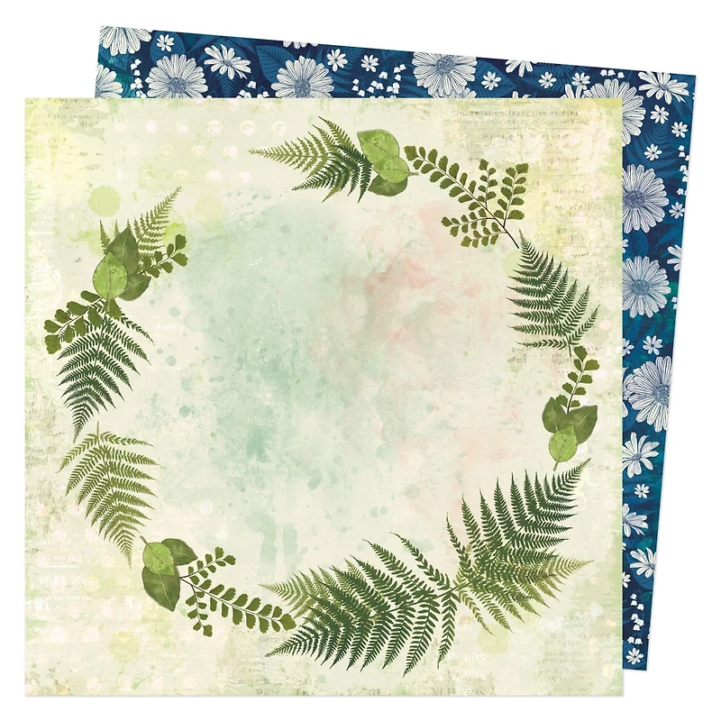 American Crafts™ Vicki Boutin Fernwood Gather Double-Sided Cardstock, 12" x 12"