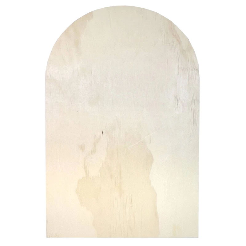 Unfinished Wood Arch Sign