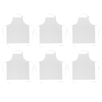 DII® White Chef Aprons, 6ct.