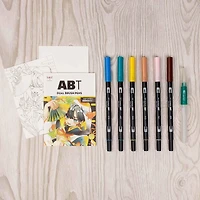 Tombow Bird Manga Illustration Dual Brush Pen Art Set