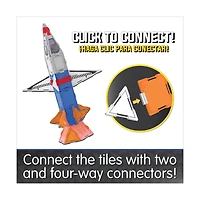 Techno Tiles - Space Rocket: 100+ Pcs