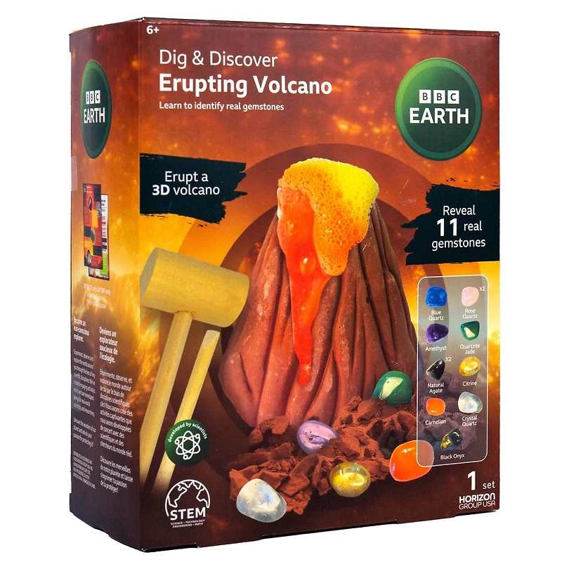 BBC Earth Dig & Discover Erupting Volcano