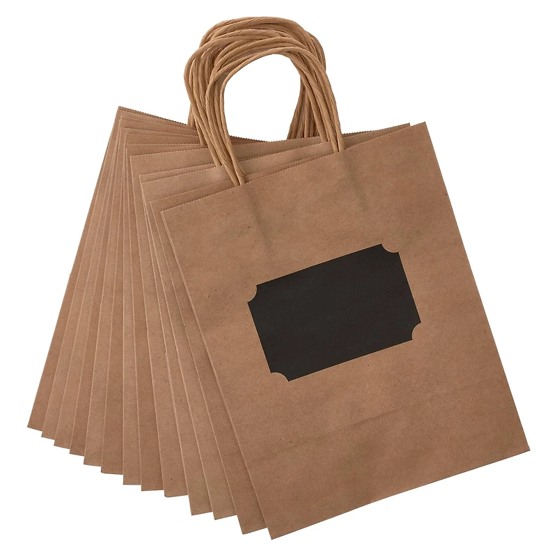 Medium Gift Bags with Chalk Label By Celebrate It™