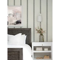 NuWallpaper Charcoal Langston Peel & Stick Wallpaper