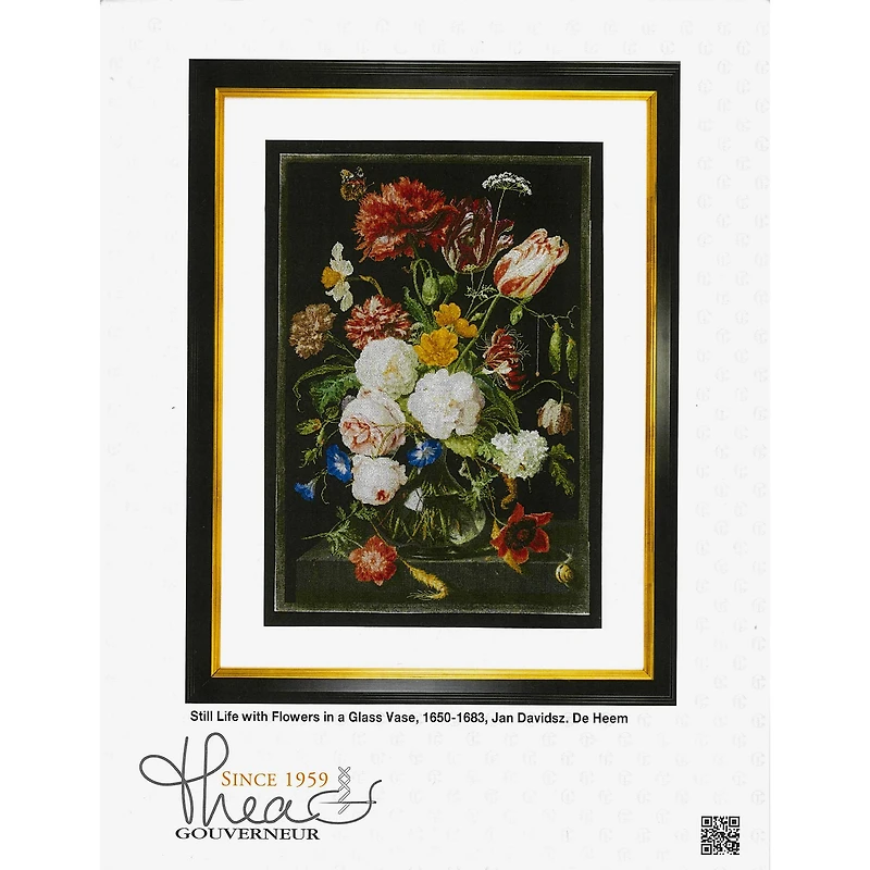 Thea Gouverneur Still Life Cross Stitch Kit