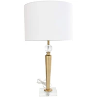 2ft. Gold Metal Inverted Cone Shaped Accent Lamp