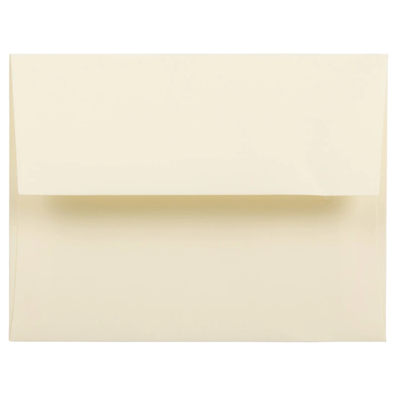 JAM Paper A2 Ivory Wove Strathmore Invitation Envelopes