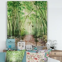 Designart - Little Road Bamboo Forest