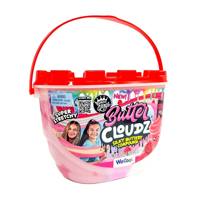 Compound Kings® Rasberry Smoothie Butter Cloudz Scented Slime