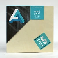 Art Alternatives 5 Pack 10" x 10" Value Pack Classic Studio Wood Panel