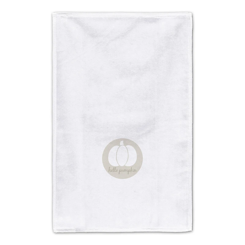 Hello Pumpkin Brown Tea Towel Set