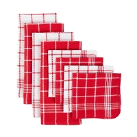 DII® J&M Waffle Weave Dishtowel & Dishcloth Set