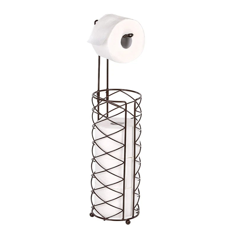 Honey Can Do Oil-Rubbed Bronze Freestanding Toilet Paper Holder