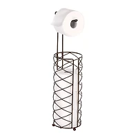 Honey Can Do Oil-Rubbed Bronze Freestanding Toilet Paper Holder