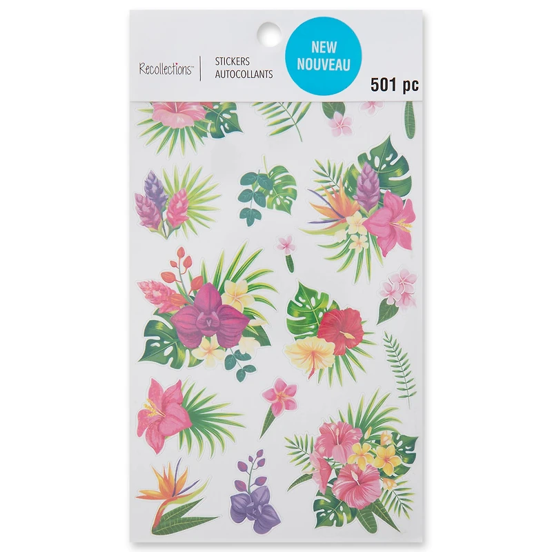 Tropical Flower Stickers by Recollections™