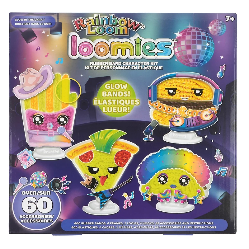 Rainbow Loom® Loomies™ Glow-in-the-Dark Rubber Band Character Kit