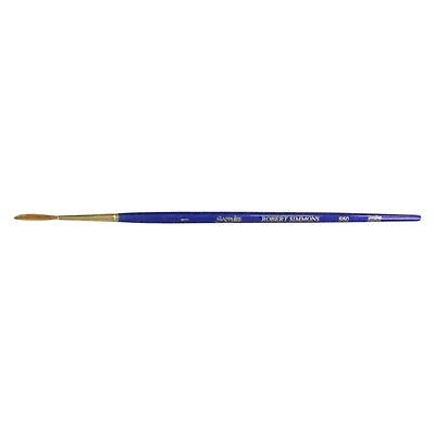 Robert Simmons Sapphire Short Handle Script Liner Brush, Size 1
