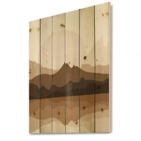 Designart - Minimalist Terracotta Landscape