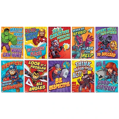 Eureka® Marvel™ Motivational Poster Bulletin Boards, 2 Sets of 10