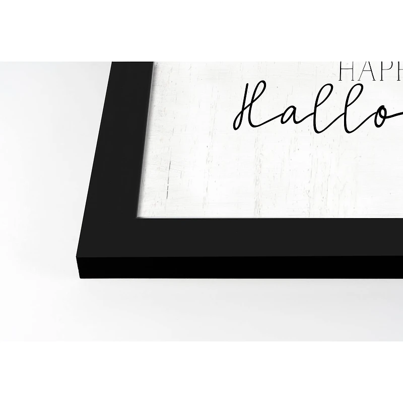 Pumpkins Halloween Print in Black Frame