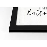 Pumpkins Halloween Print in Black Frame