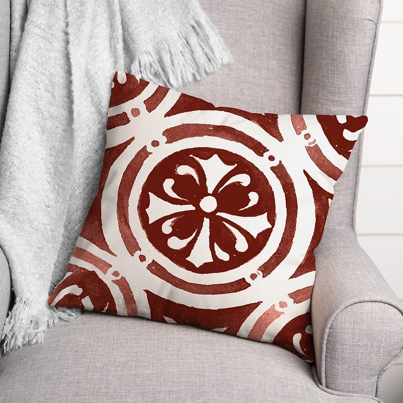 Unique Tile 18" x 18" Throw Pillow